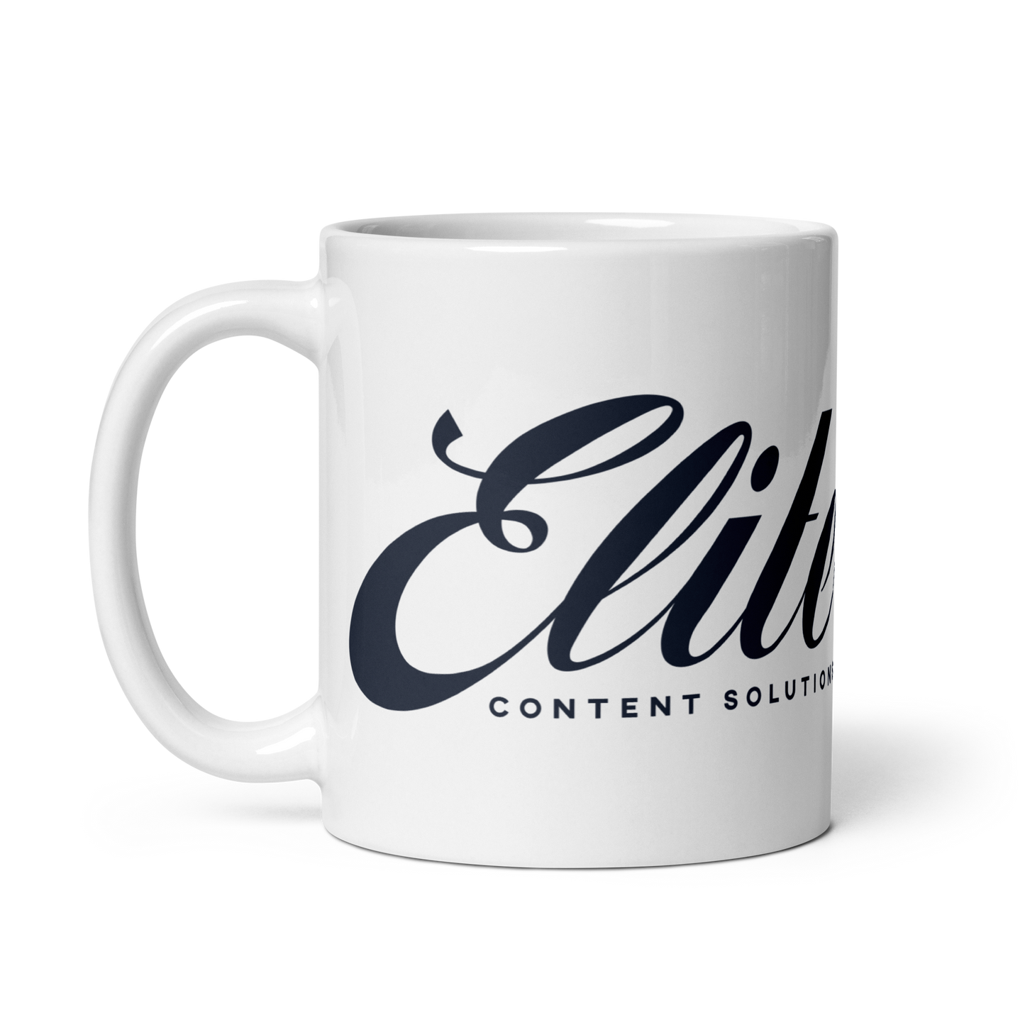 Elite Content Solutions White Glossy Mug
