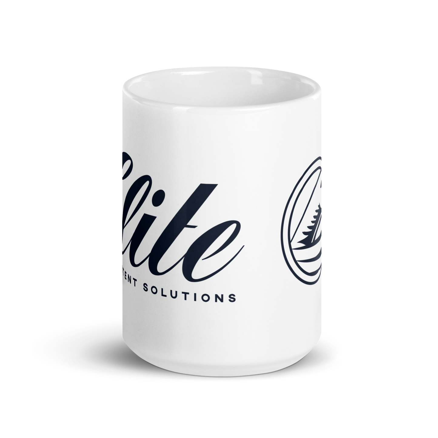 Elite Content Solutions White Glossy Mug