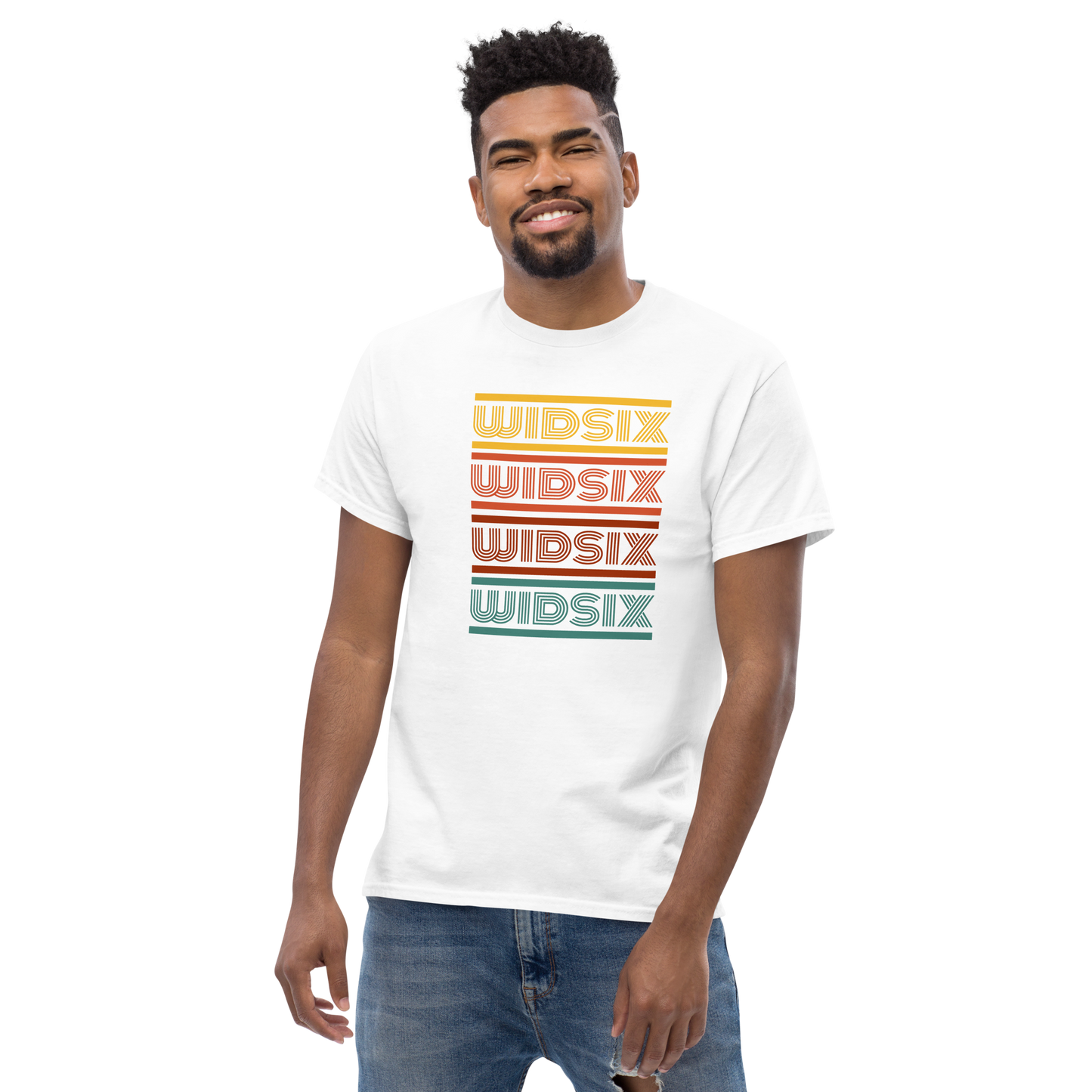 WIDSIX Retro Repeat Men's Classic Tee