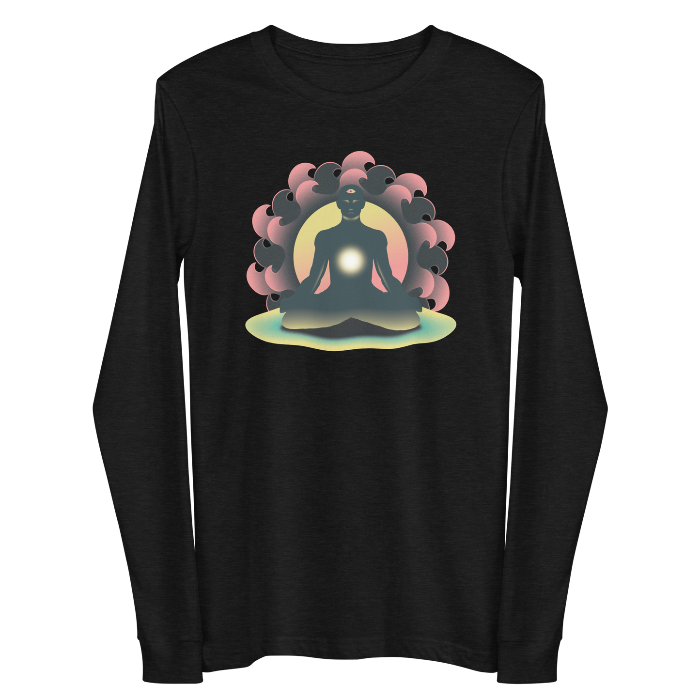 The Great Meditation Icon Unisex Long Sleeve Tee