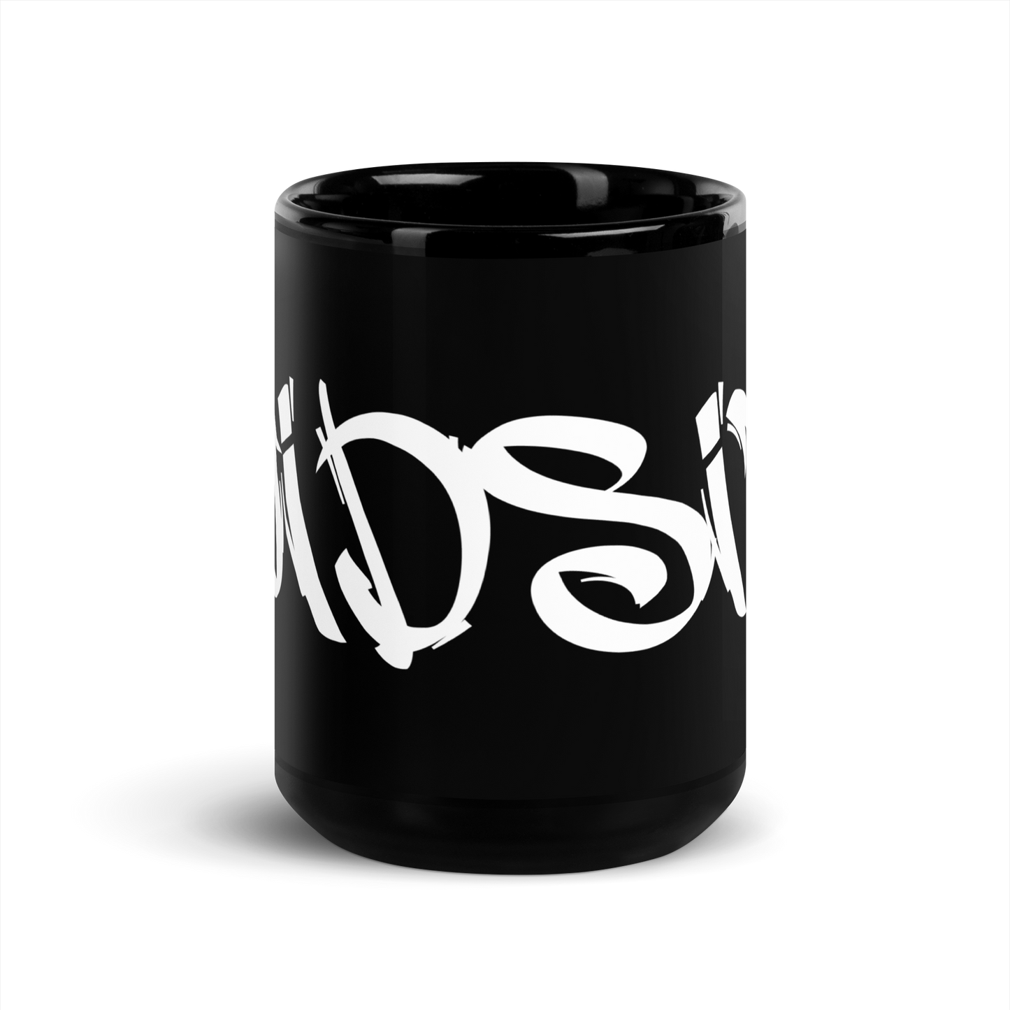 WIDSIX OG Graffiti Black Glossy Mug